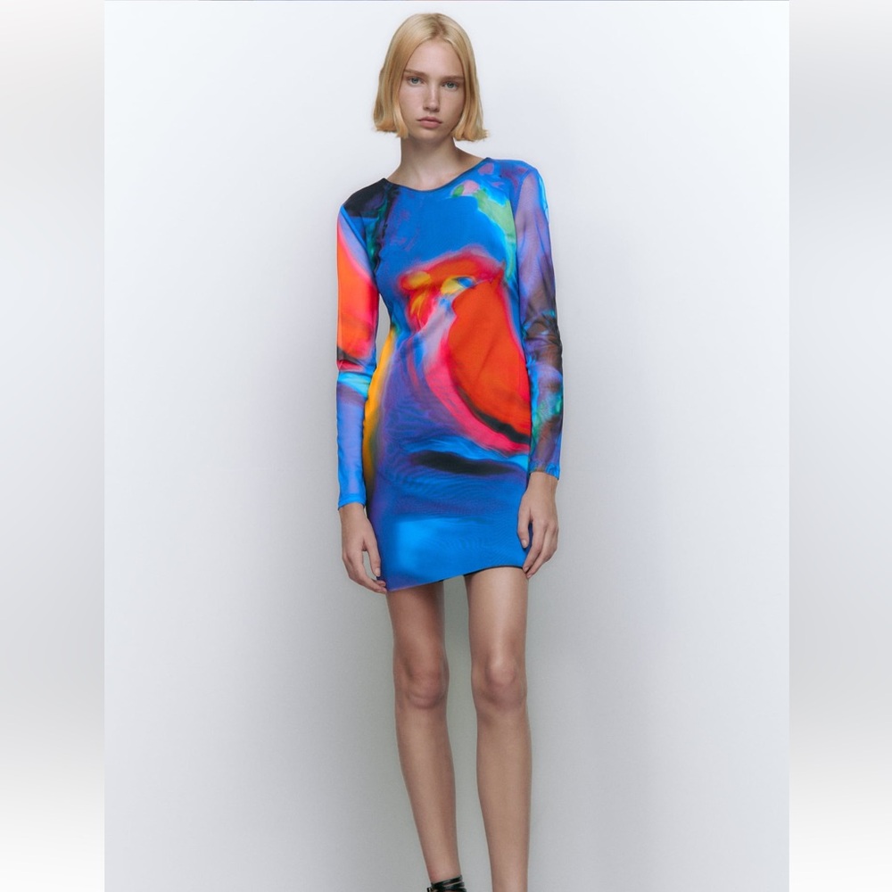 Zara Backless Bodycon Mini Dress